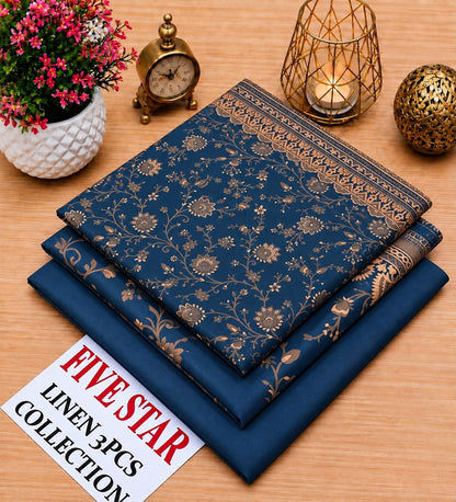 FIVE Star Orginal LINEN 3pc collection& SUBEEN ORGINAL LINEN 3PC