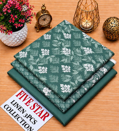 FIVE Star Orginal LINEN 3pc collection& SUBEEN ORGINAL LINEN 3PC