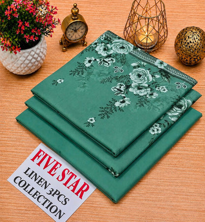 FIVE Star Orginal LINEN 3pc collection& SUBEEN ORGINAL LINEN 3PC