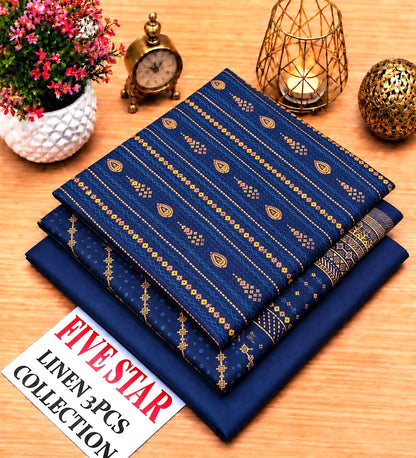 FIVE Star Orginal LINEN 3pc collection& SUBEEN ORGINAL LINEN 3PC