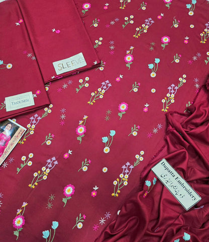 Aneela’s 777 – Premium Heavy Embroidered Dhanak Collection