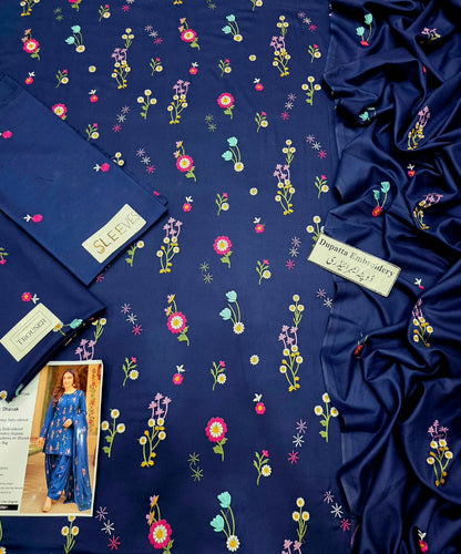 Aneela’s 777 – Premium Heavy Embroidered Dhanak Collection