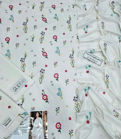 Aneela’s 777 – Premium Heavy Embroidered Dhanak Collection