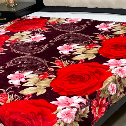 Ultra-Soft Fleecy Double Bed AC Blanket / Comforter ✨
